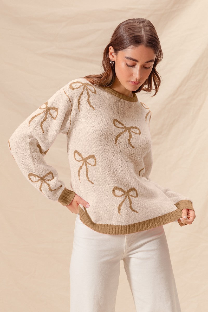 Bow Time I Taupe