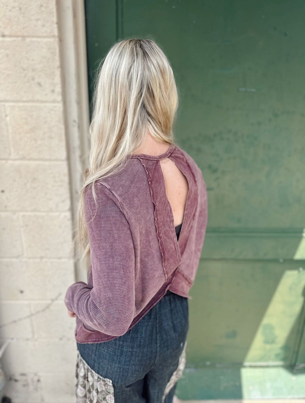 Less Is More I Burgandy