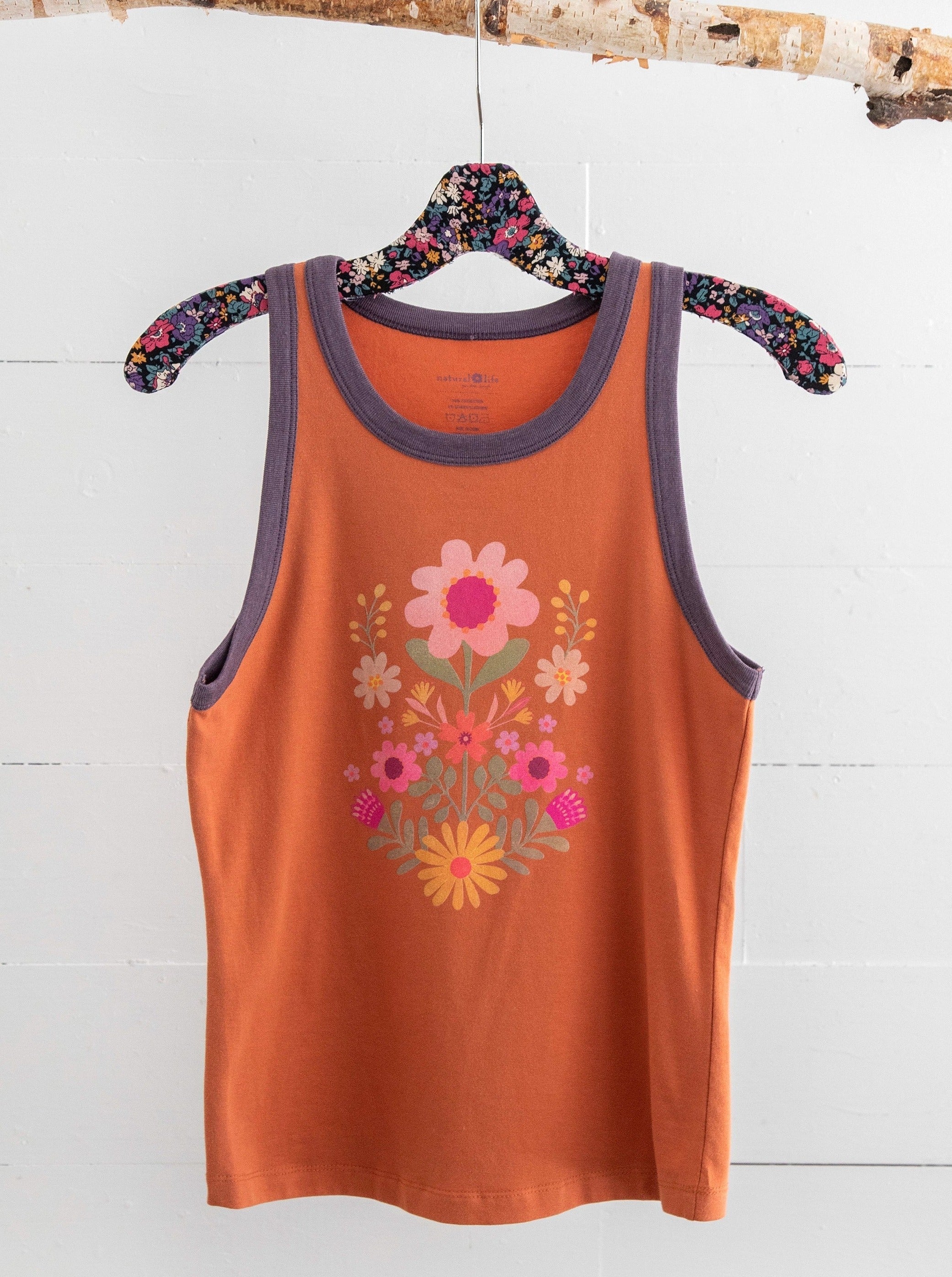 The Flowered Love I Orange
