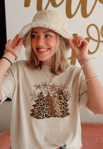 Sherpa Bucket Hat in Beige