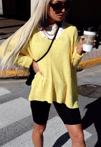Layer Sweater in Yellow