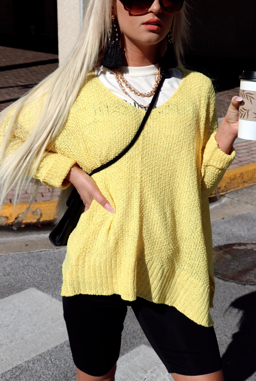 Layer Sweater in Yellow